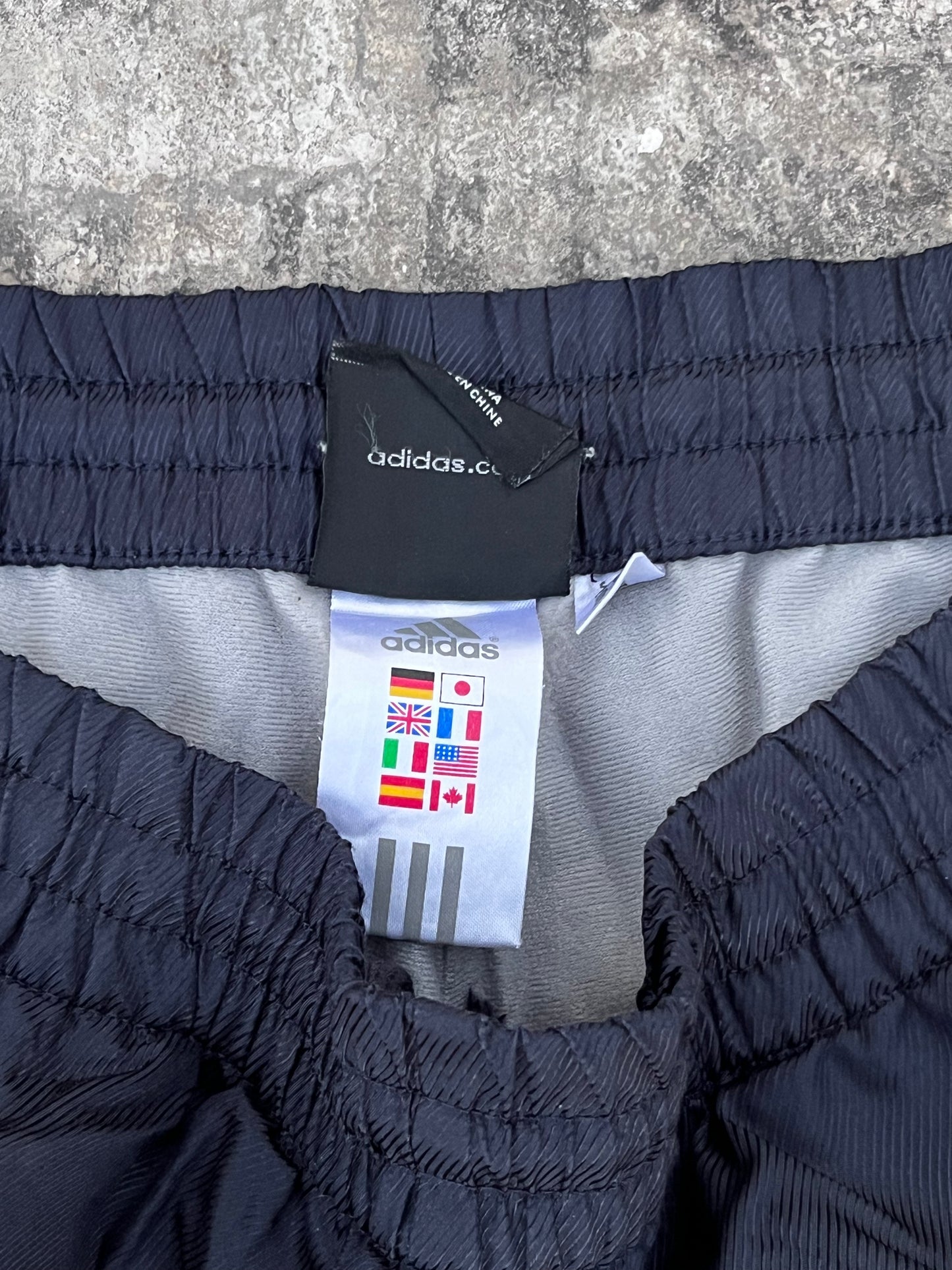 Vintage Adidas Blue Trackpants (L/XL)