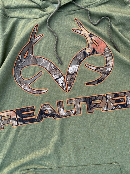 Vintage Realtree Jersey Hoodie (L)