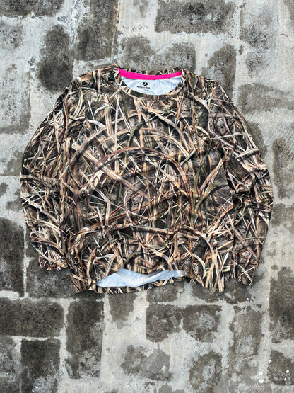 Mossy Oaks Blades Camo Full Sleeves Jersey Tee (L)