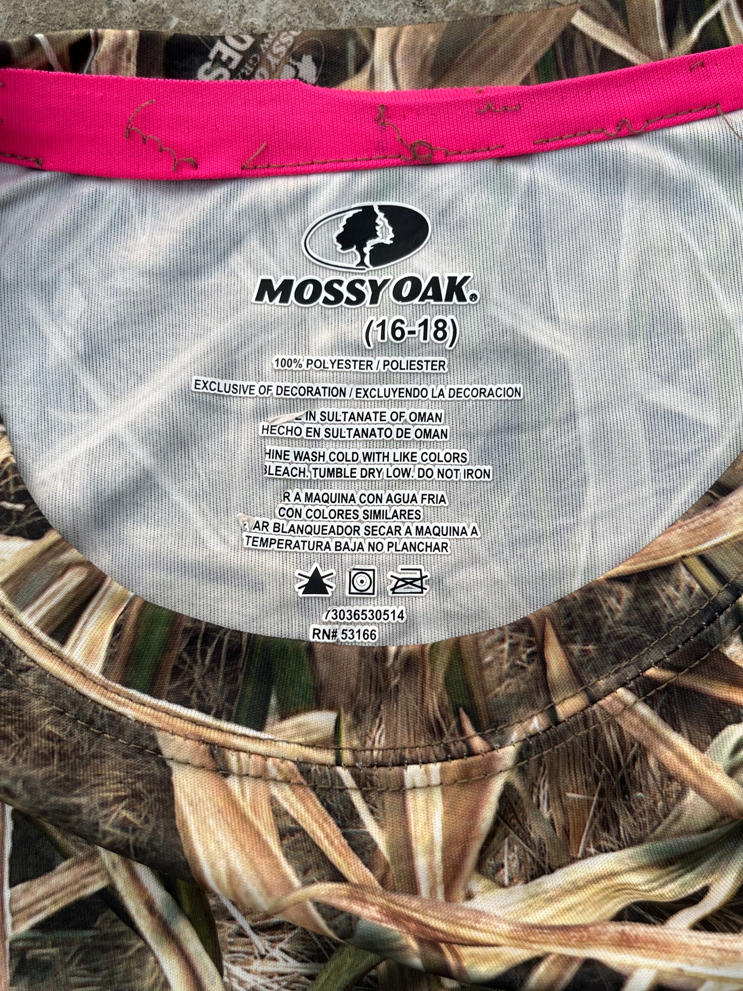 Mossy Oaks Blades Camo Full Sleeves Jersey Tee (L)