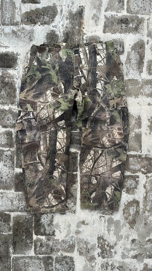Vintage Miltec Camo Workwear Adjustable Waist Pants (34-42)
