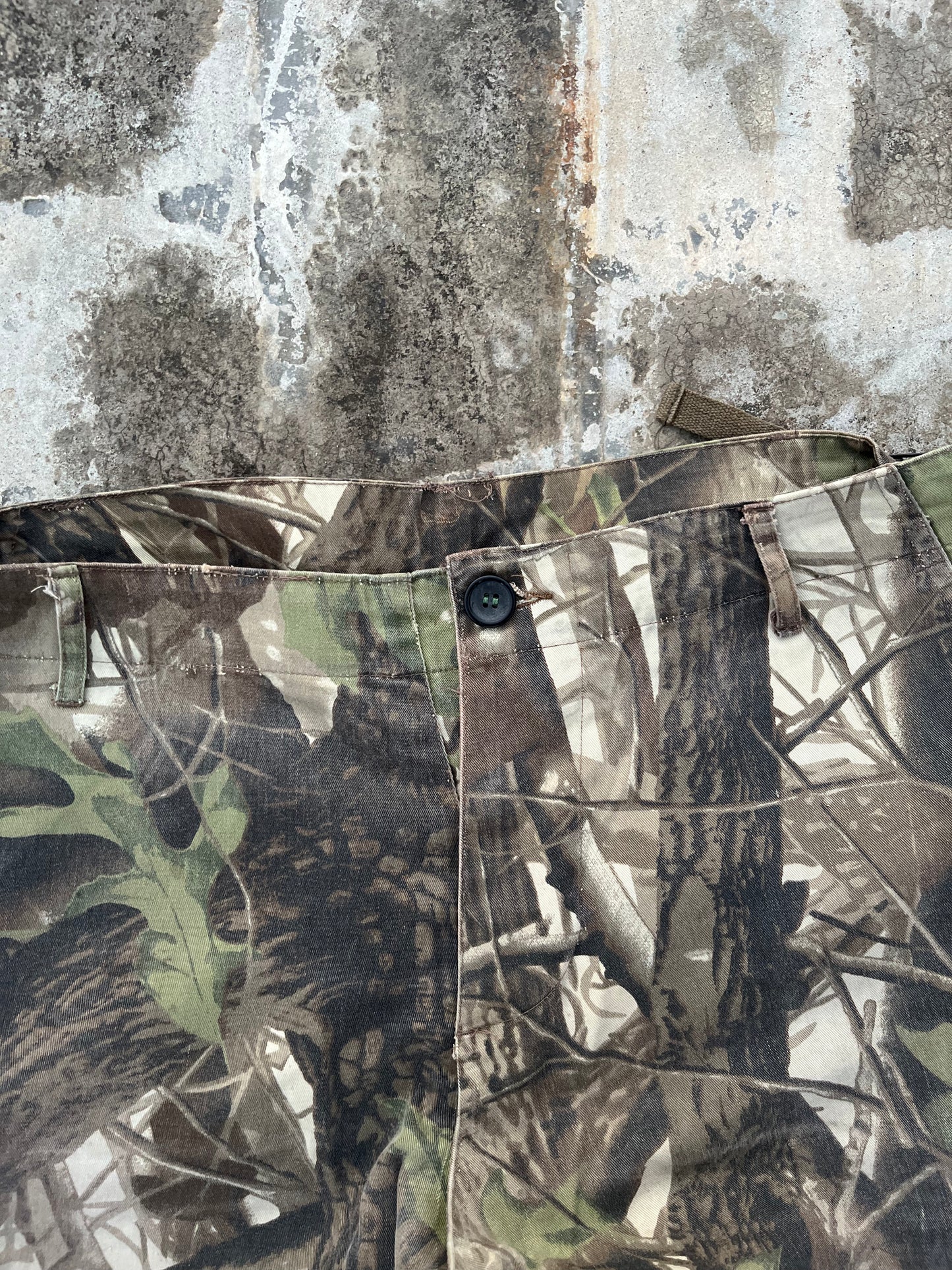 Vintage Miltec Camo Workwear Adjustable Waist Pants (34-42)