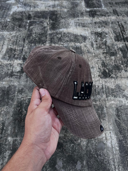 Lacoste Brown Denim Cap