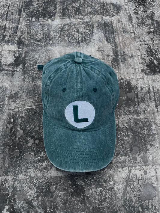 Luigi Washed Green Cap