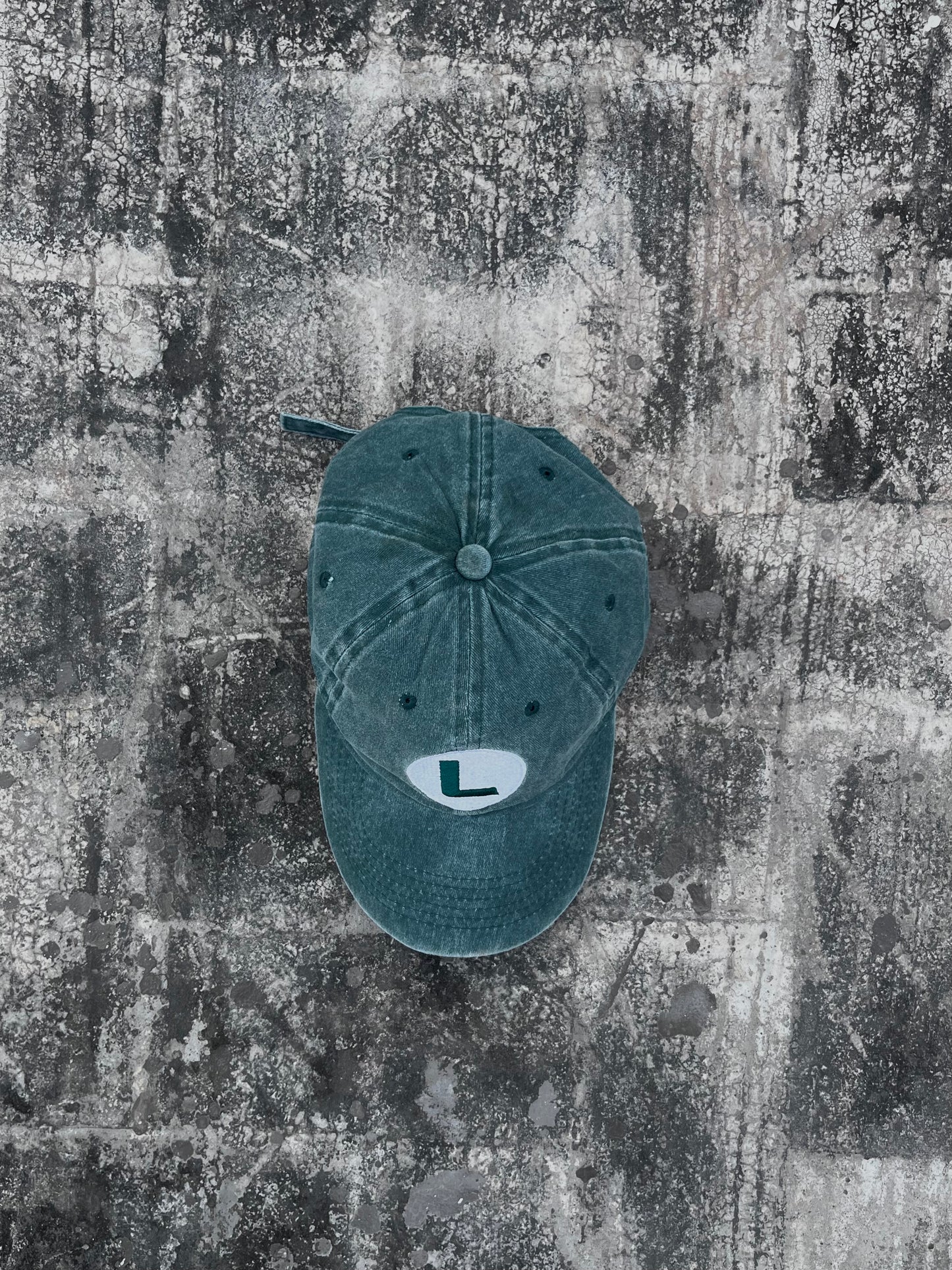 Luigi Washed Green Cap
