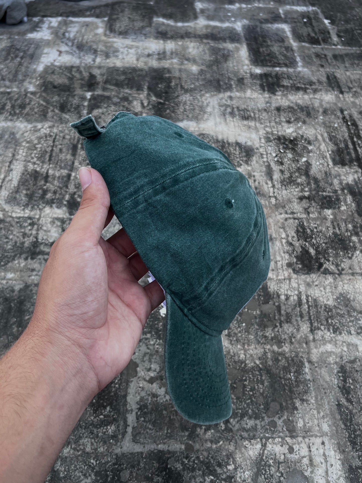 Luigi Washed Green Cap