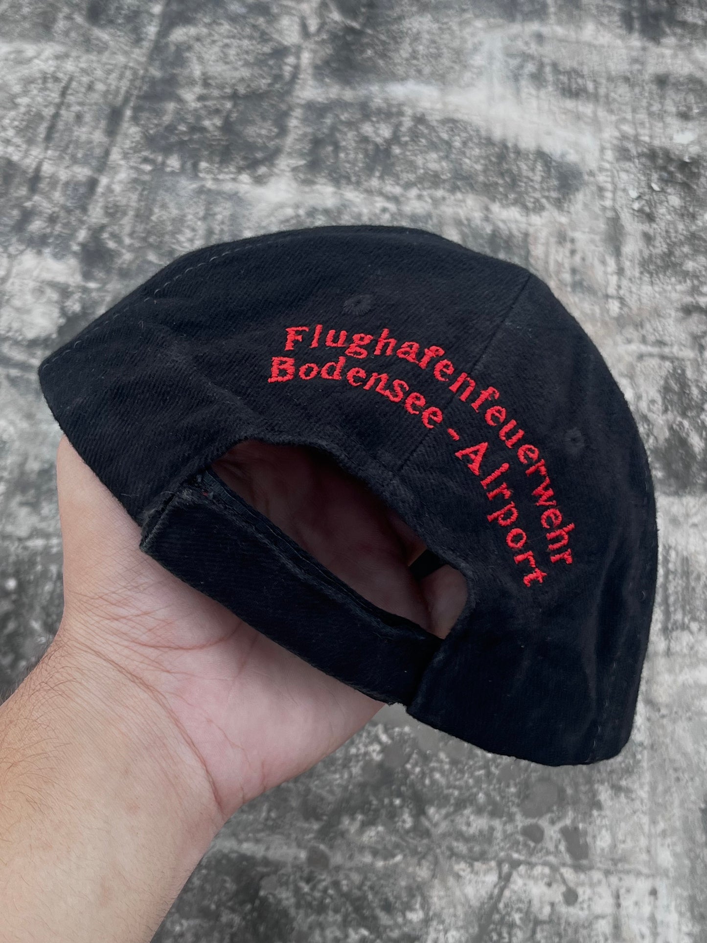 Blue Flames Vintage Cap