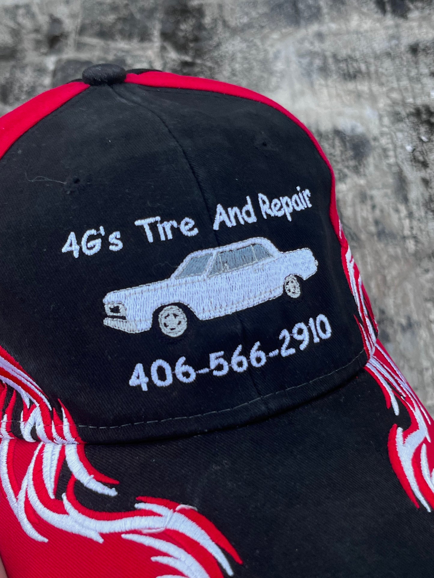 4Gs Tire And Repair Vintage Racing Cap