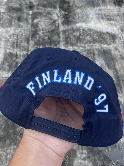 Vintage Finland 1997 Ice Hockey Cap