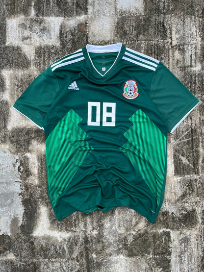 Official Adidas Mexico National Team 2018 Fifa "AICO" "08" jersey-player version (L)