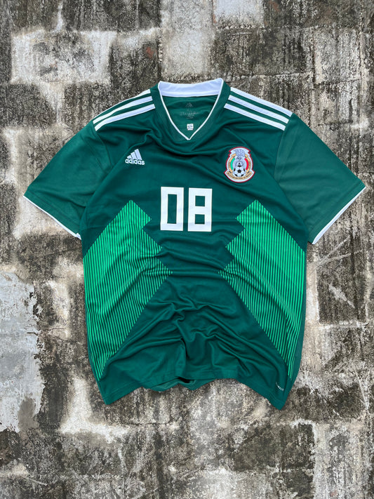 Official Adidas Mexico National Team 2018 Fifa "AICO" "08" jersey-player version (L)