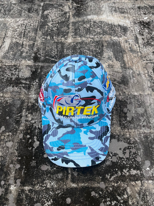Pirtek Fishing Blue Camo Cap