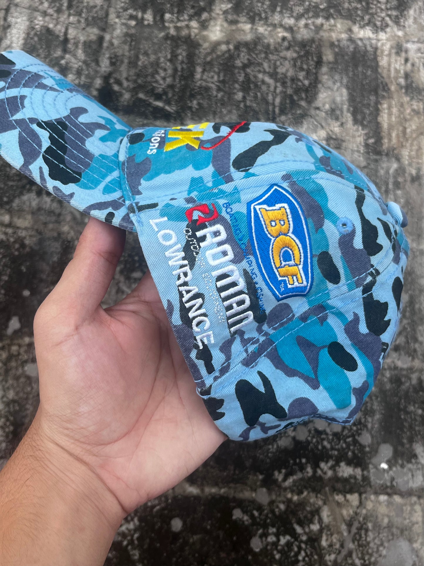 Pirtek Fishing Blue Camo Cap