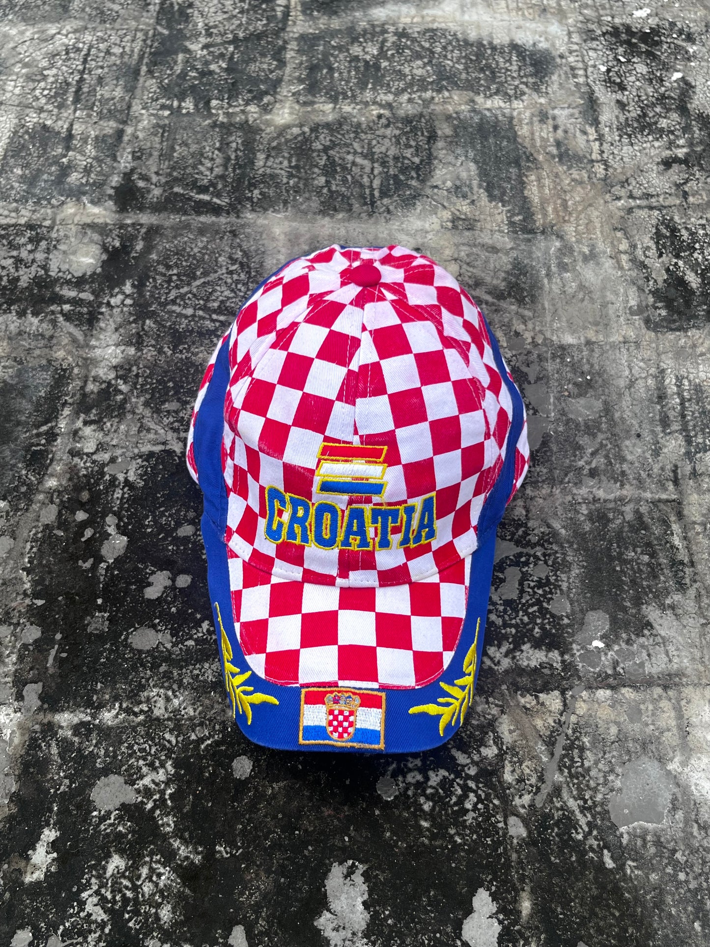 Croatia Checkered Cap