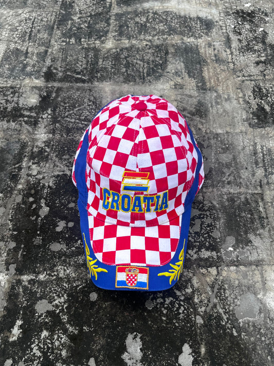 Croatia Checkered Cap
