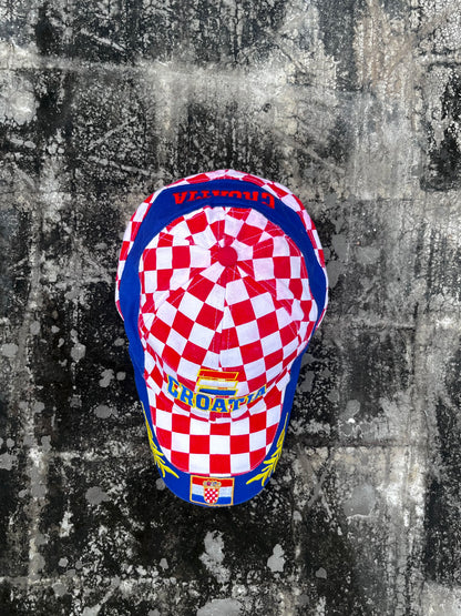 Croatia Checkered Cap