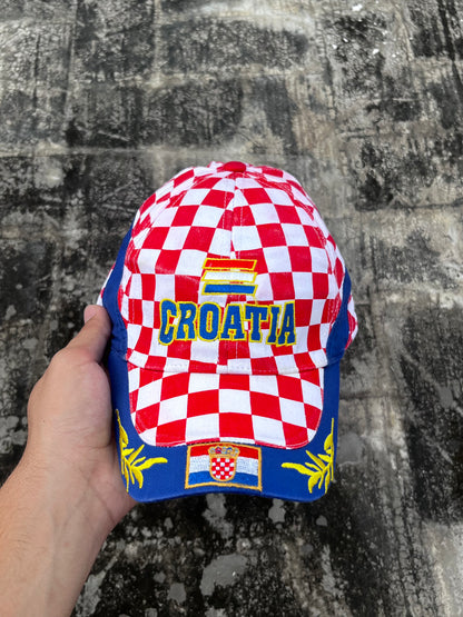 Croatia Checkered Cap