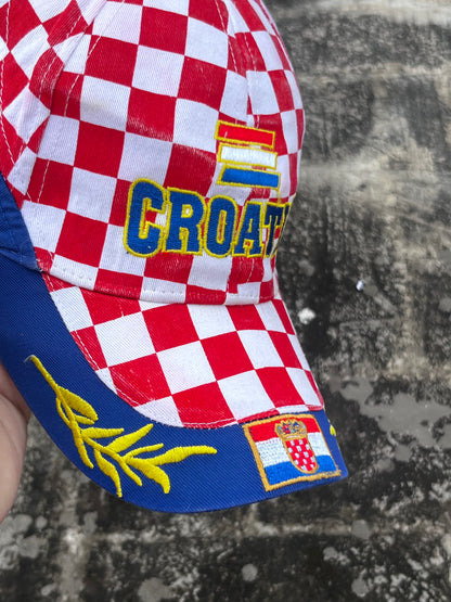 Croatia Checkered Cap