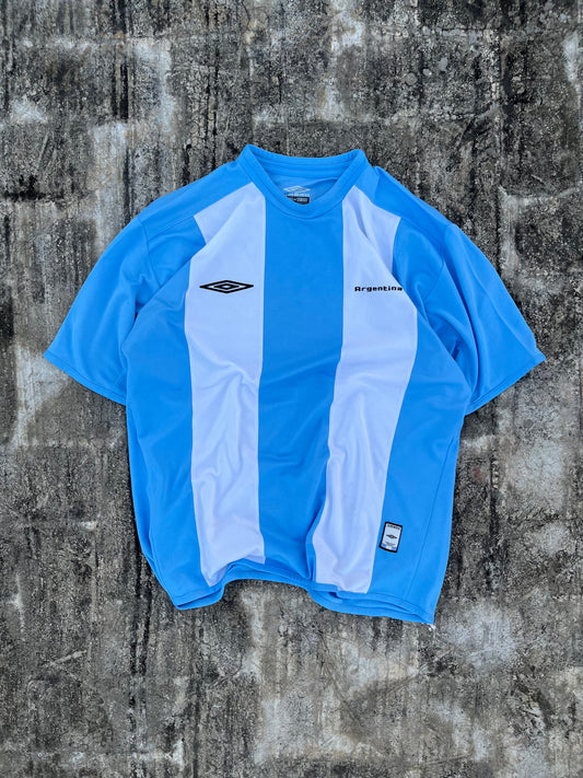 Vintage Umbro Argentina Football Team wear Jersey (M)