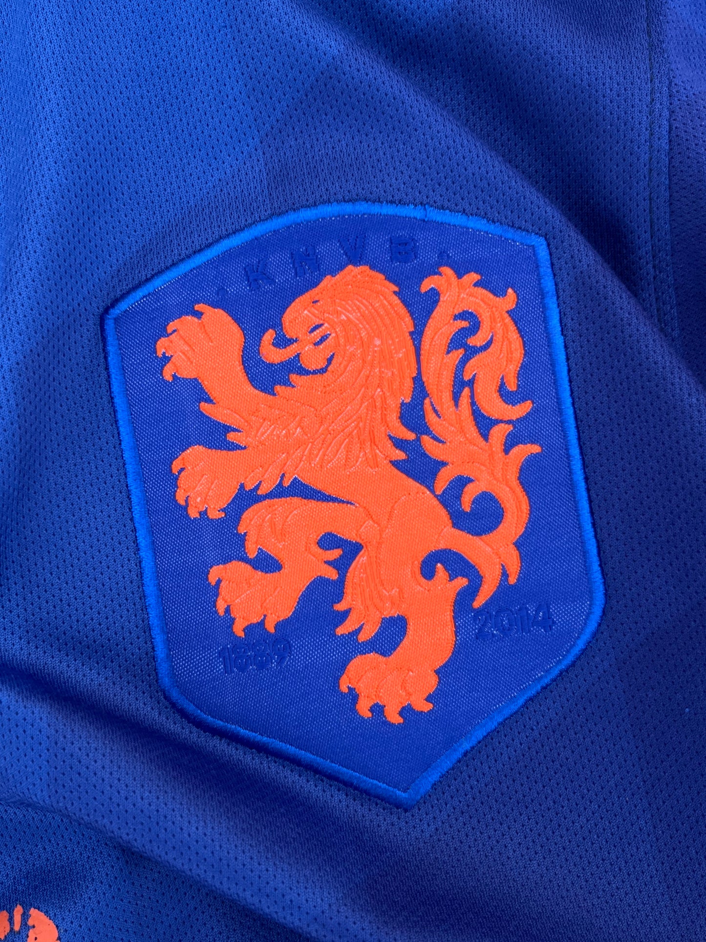 Original Nike Netherlands National Football Team Hollands 17 2014 World Cup Jersey (L)
