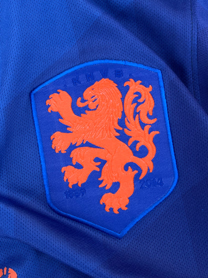 Original Nike Netherlands National Football Team Hollands 17 2014 World Cup Jersey (L)