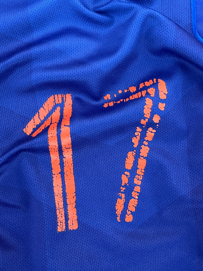 Original Nike Netherlands National Football Team Hollands 17 2014 World Cup Jersey (L)