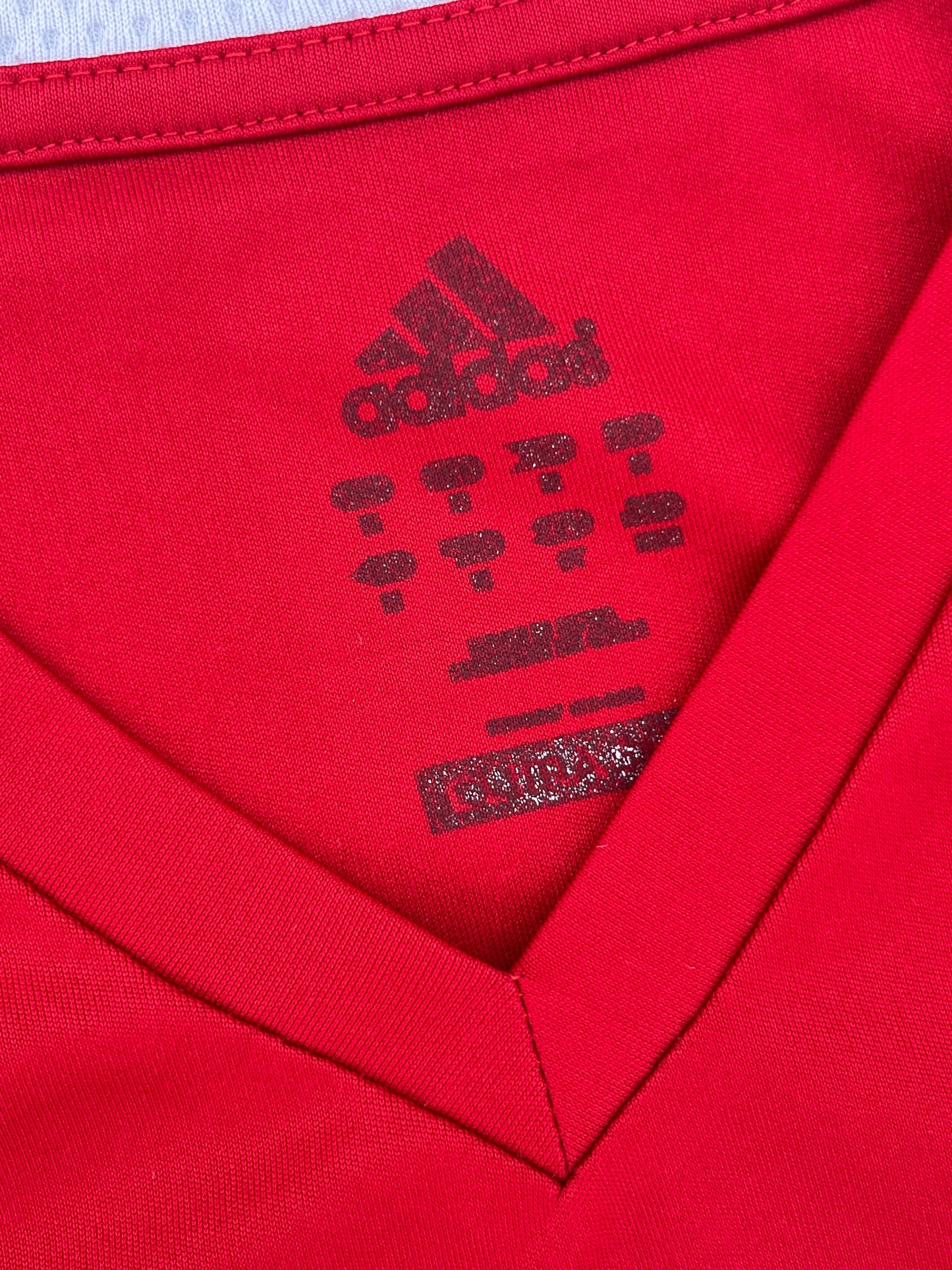 Vintage Adidas Red Jersey SV Sandbostel "15" (S)