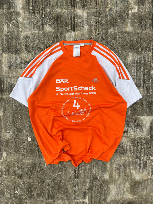 Vintage Adidas Orange SportScheck BMW Jersey (M/L)
