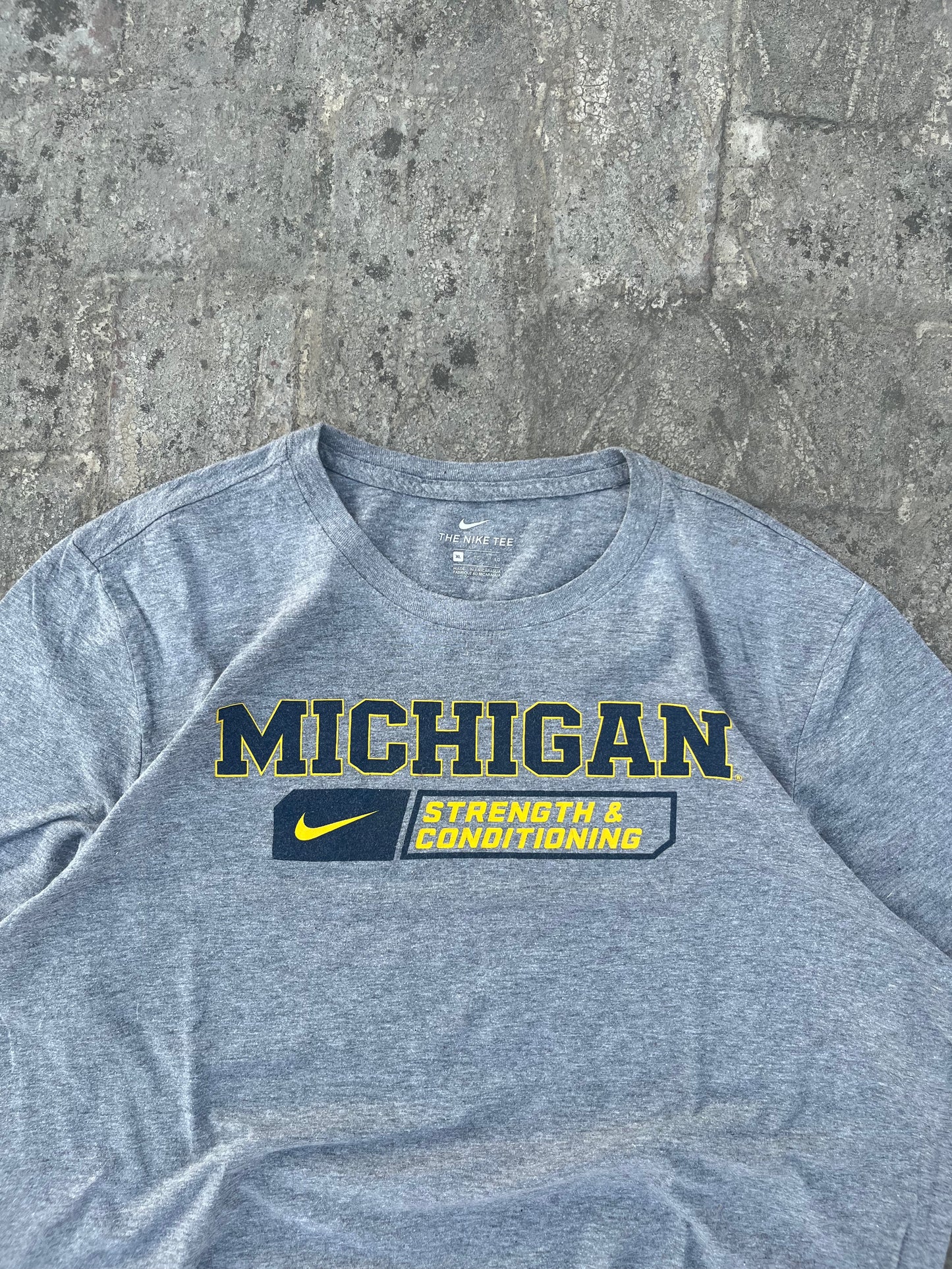 Vintage Nike Michigan Grey Tee (XL)