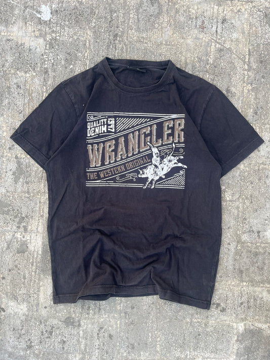 Vintage Wrangler Graphic Tee Black (M/L)