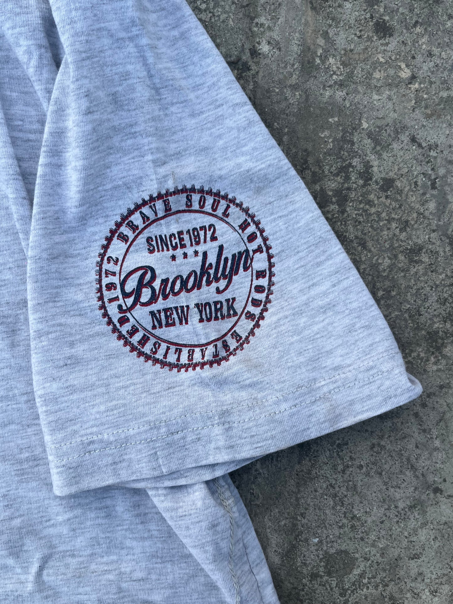 Vintage BraveSoul Brooklyn Newyork Classic Car Retro Tee (M)