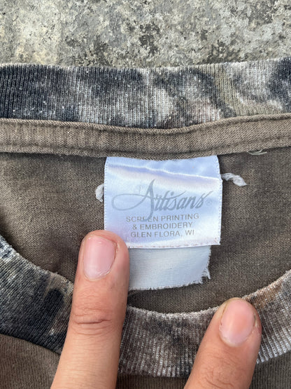 Vintage Artisans Advantage Camo Deer Graphic Tee (L/XL)