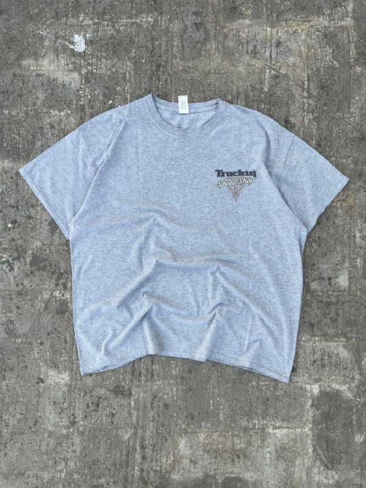 Vintage Truckin Speed Shop Racing Mechanic Tee Super Baggy (L)