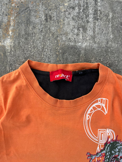 Reject Orange Dragon Graphic Tee (M)