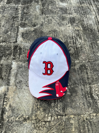 Vintage MLB Boston Red Sox Embroidery White/Blue Cap