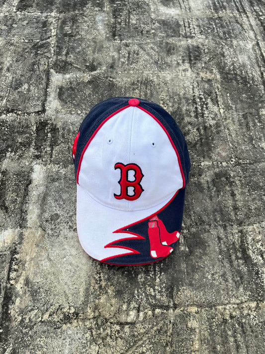 Vintage MLB Boston Red Sox Embroidery White/Blue Cap