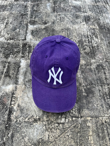 Vintage Purple MLB New York Yankees Baseball Cap