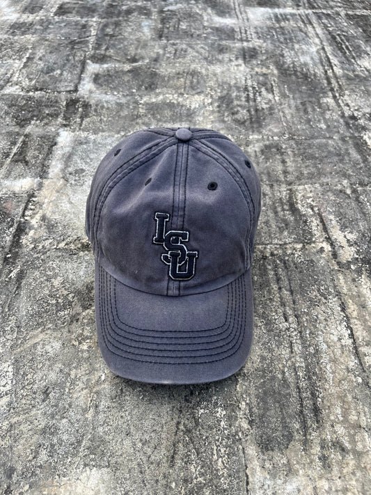 LSU Tigers Stone Washed Grey Fitted Cap