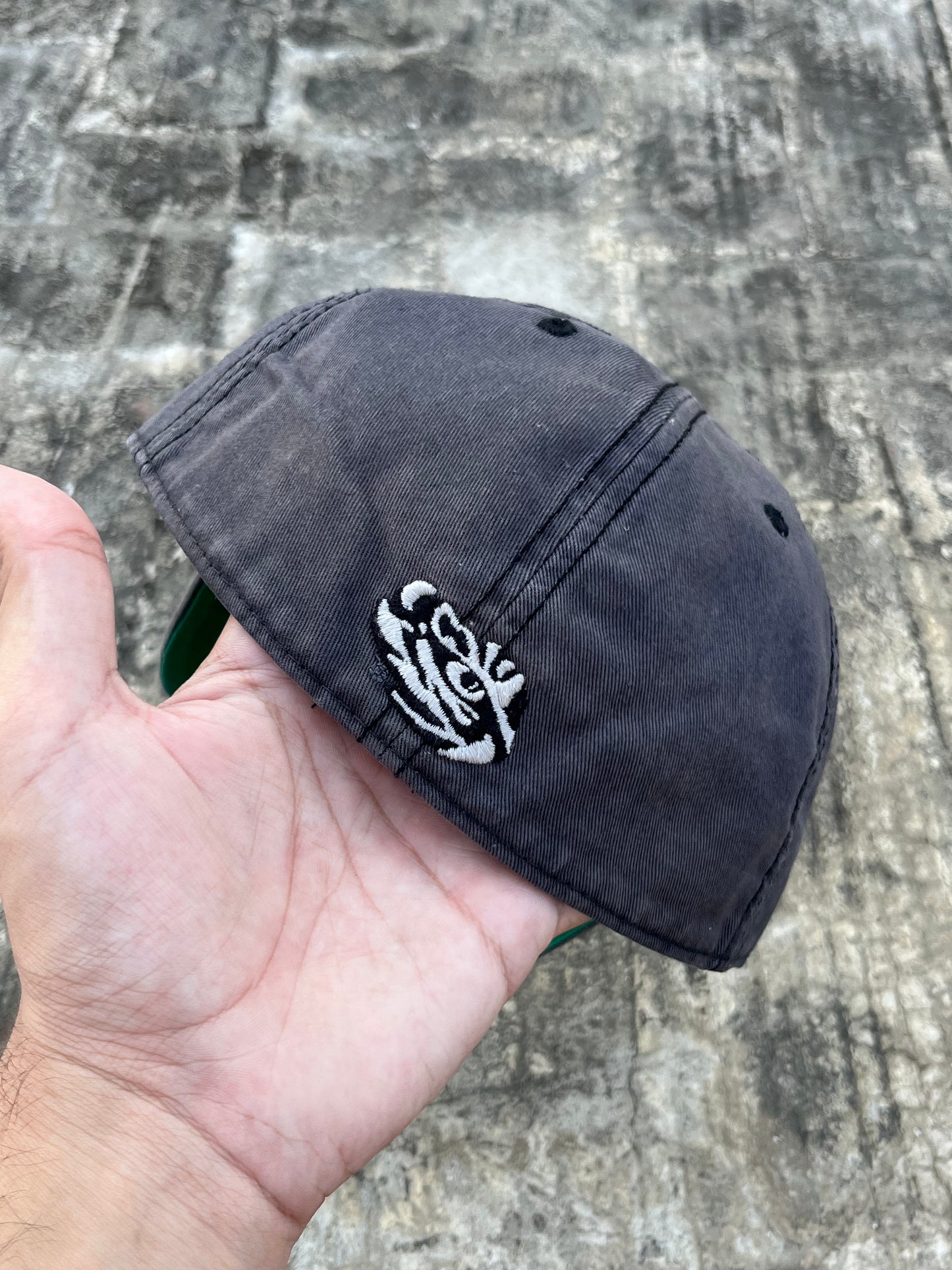 LSU Tigers Stone Washed Grey Fitted Cap