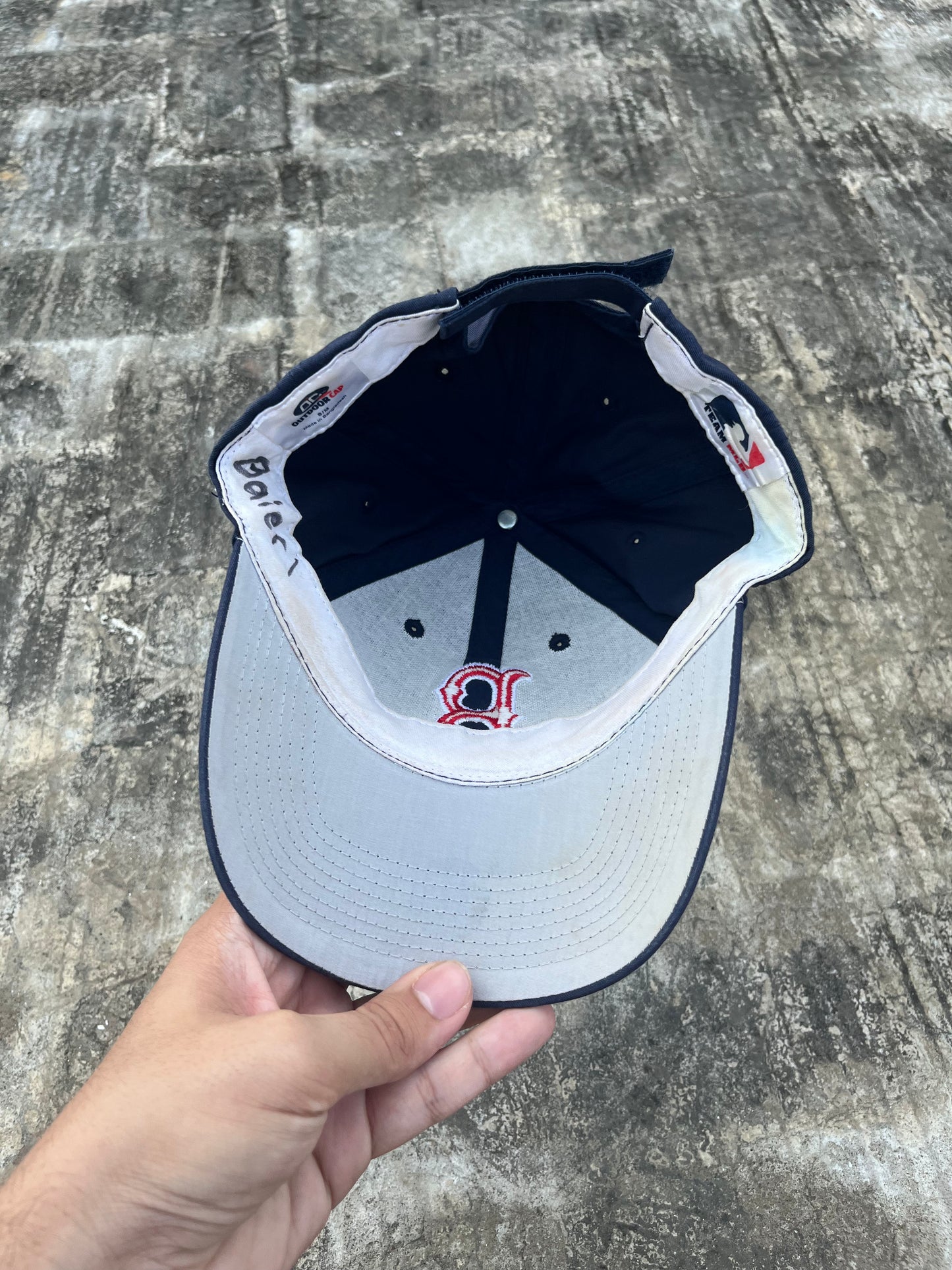 90s Boston Red Sox Team MLB Cap by Outdoor Cap