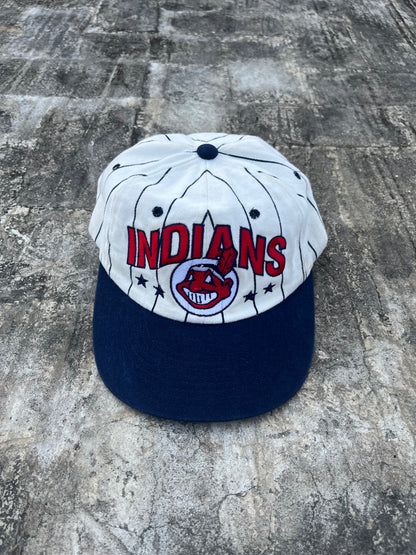 Vintage 90s Cleveland Indians MLB Starter Cap ( Super Rare )
