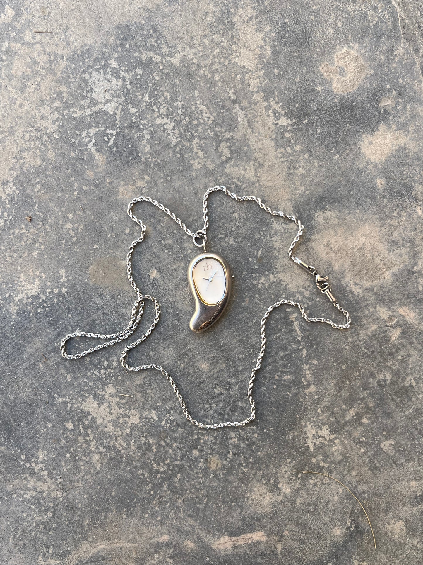 Roccobarocco Vintage Timepiece pendant (Rare Find)
