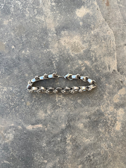 Vintage Skulls Chain Bracelet