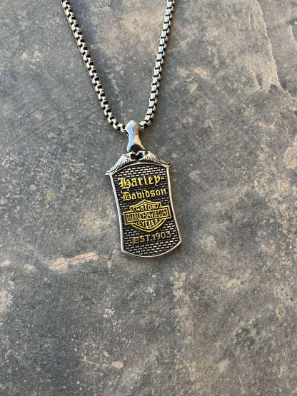 Vintage Harley Davidson Pendant