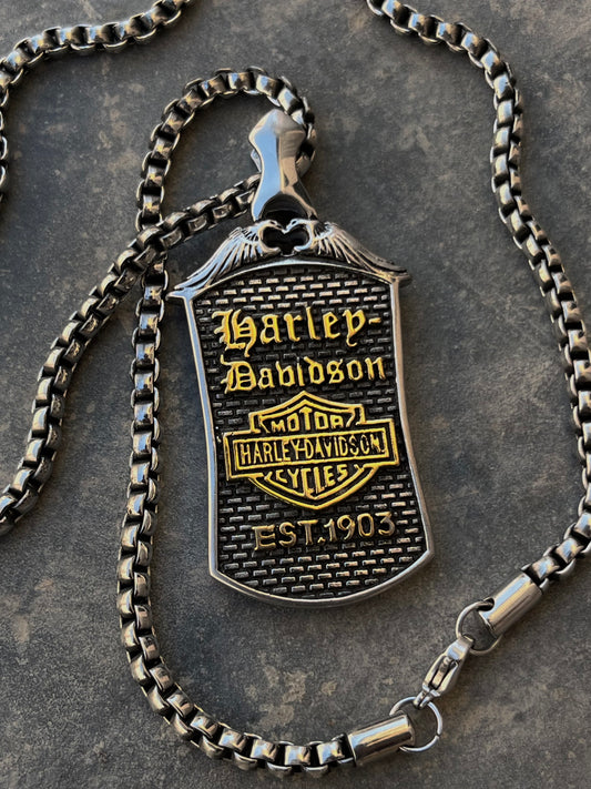 Vintage Harley Davidson Pendant