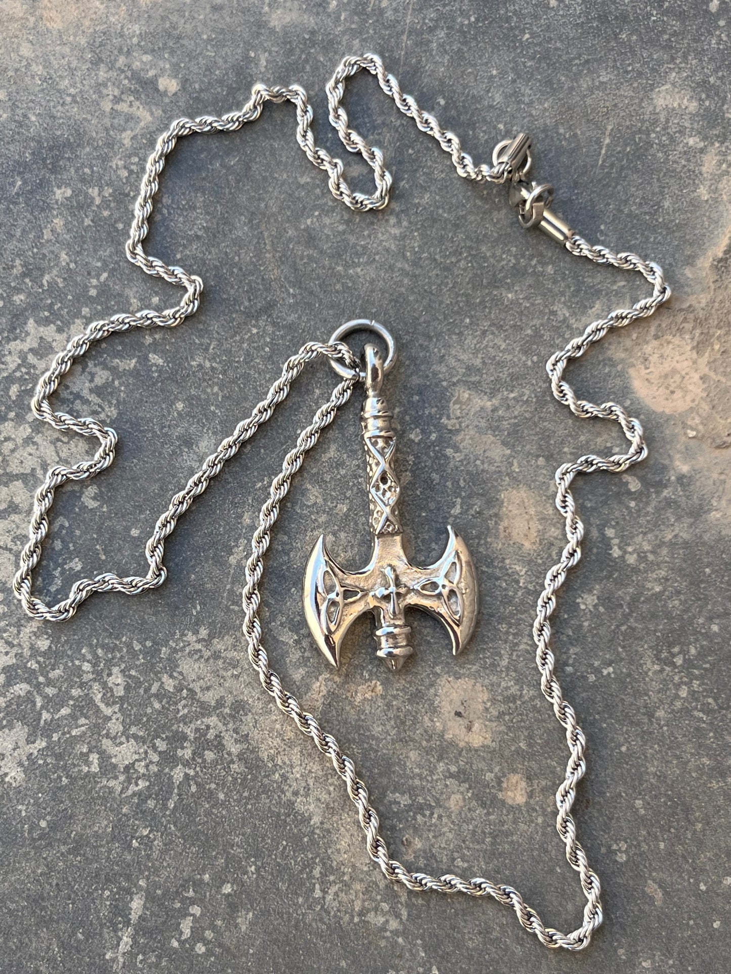 Vintage Viking Axe Pendant