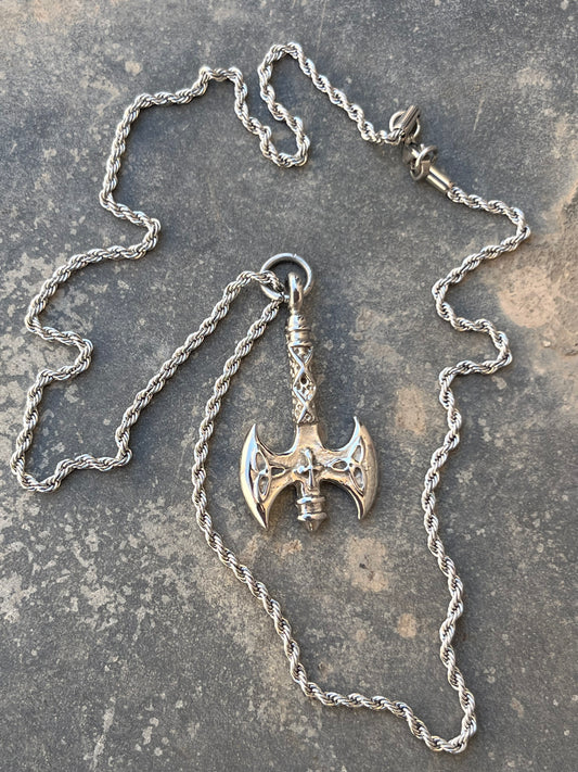 Vintage Viking Axe Pendant