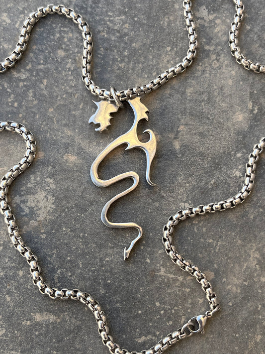 Vintage Dragon Pendant