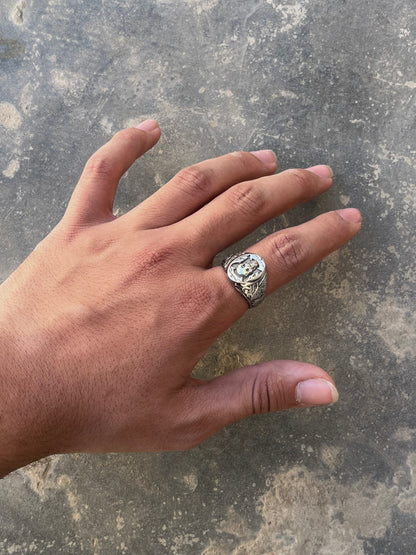 Vintage Pirate Skull Ring