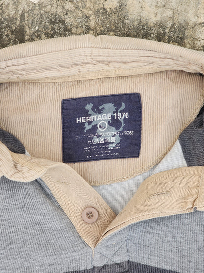 Vintage Heritage Cropped and Texturized Full Sleeves Polo